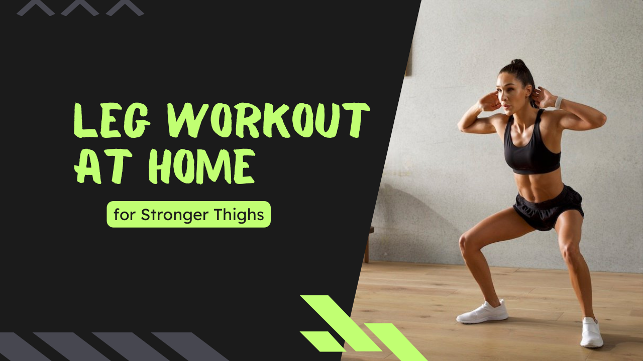 Leg Workout at Home for Stronger Thighs