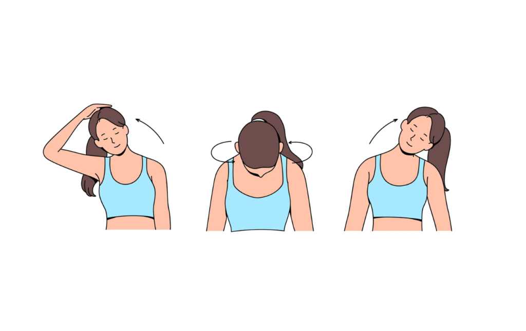 Neck and Shoulder Stretch – 2 minutes