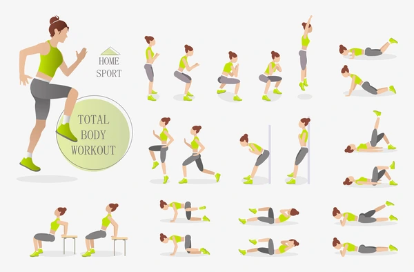 Best Full-Body Workout At Home Without Equipment: Easy Simple Exercises Anyone Can Do